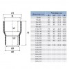 Муфта ПВХ Aquaviva редукционная 90x63 мм (Арт: 2-17203)