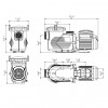 Насос Emaux EPV300 (220В, 34.5м3/год, 3HP) з пров. швидк. (Арт: 2-20277)
