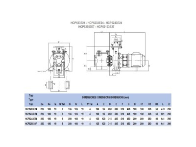 Насос Hayward HCP52553E7 (380В, 58 м3/ч, 5HP)