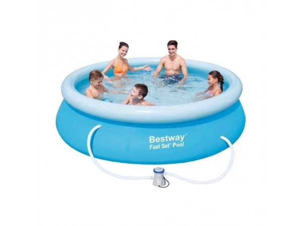 Надувний басейн Bestway 57270/57109 (305х76) з картриджним фільтром