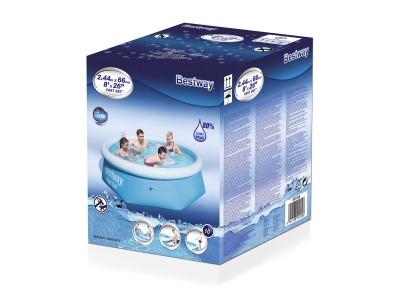 Надувной круглый бассейн Bestway 57265 (244x66)