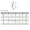 Муфта ПВХ Aquaviva з внутр. різьбленням 75х2-1/2" (Арт: 2-17042)