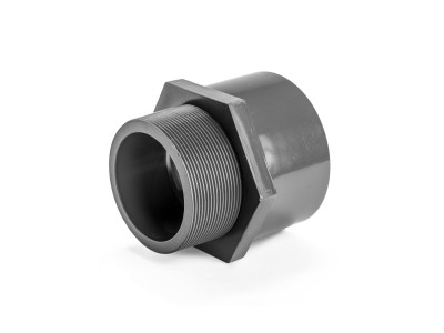 Муфта ПВХ Aquaviva с наружной резьбой 50х1-1/2"