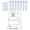 Фільтр Kripsol Artik AКТ520 (10 м3/год, D520) (Арт: 2-12188)