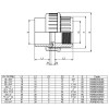 Муфта ПВХ Effast разборная с внутр. резьбой d50x1-1/2" (Арт: 2-19011)