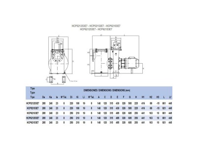 Насос Hayward HCP621253E7 (380В, 152 м3/ч, 12.5HP)