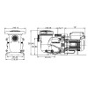 Насос Hayward Max-Flo XL SP2310VSTD (220В, 16.5 м3/ч, 1HP) с пер. скор. (Арт: 2-19961)