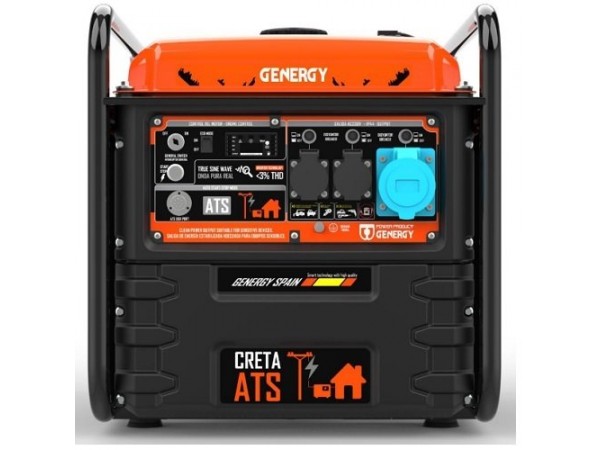 Генератор инверторный бензиновый GENERGY CRETA ATS 7,2 кВт