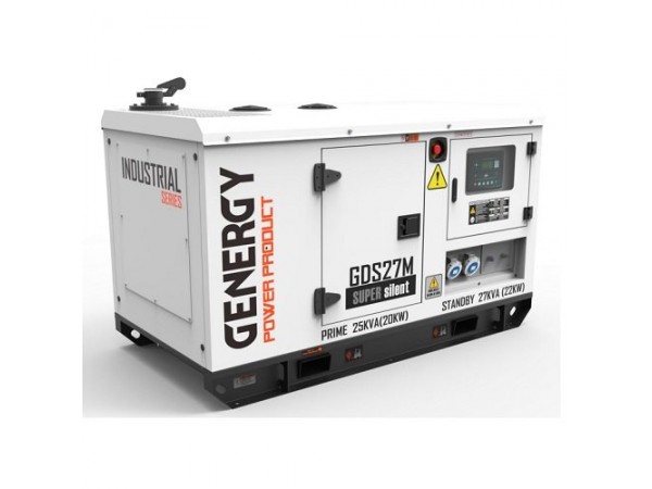 Генератор дизельный GENERGY GDS27M 22 кВт (Арт: 13-240210090)