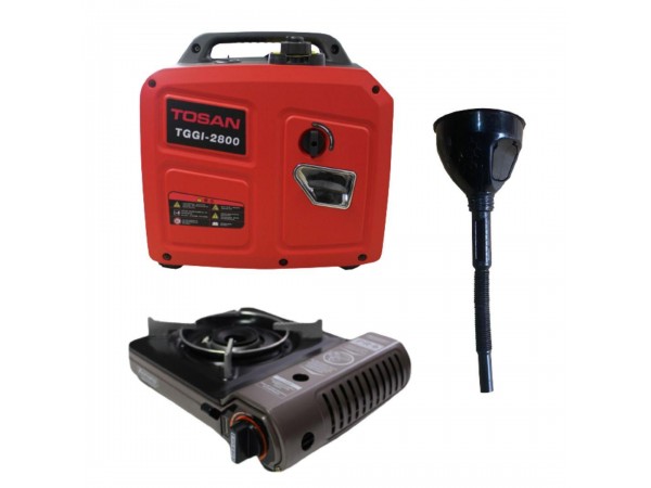 Инверторный генератор TOSAN ТGGI-2800 + газовая плитка Orcamp CK-505 и лейка в подарок