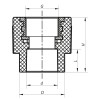 Муфта ВР 20x1/2F PPR KOER K0085.PRO (KP0103)