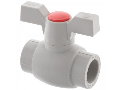 Кран шаровый PPR КШ KOER (бабочка) для горячей воды 25 (KOER K0182.PRO) (KP0235)