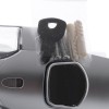 Дозатор для жидкого мыла настенный серый ZERIX LR407 (ZX2718)