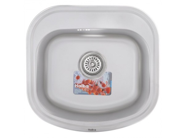 Мойка кухонная HAIBA 49x47 (satin) (HB0537)