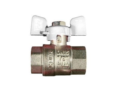 Кран шаровый KOER 1/2" ГГБ (KR.217.W) белый (KR0177)