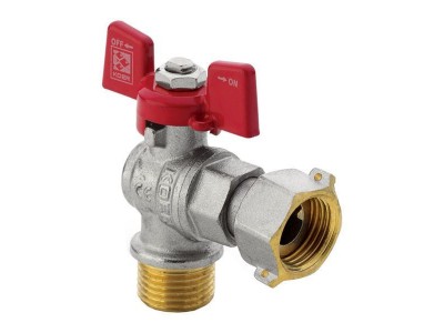 Кран с накидной гайкой 3/4" ГШБ УГЛОВОЙ KOER KR.221 (KR0171)