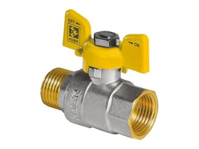 Кран шаровый KOER 3/4" ГШБ ГАЗ (KR.218.G) (KR0094)
