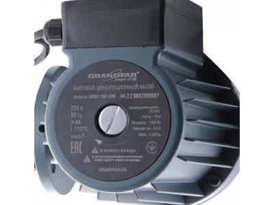 Насос циркуляционный центробеж. фланцевый GRANDFAR UP50-16F-280 (GF1072)