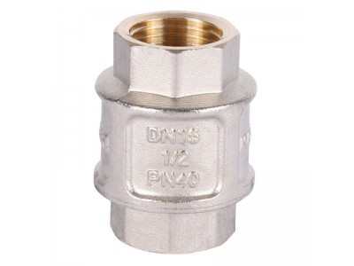 Клапан обратный KOER (никелированный) 1/2" (KOER KR.172.N) (KR2780)