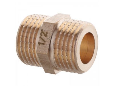 Ниппель KOER KF.N06A - 1/2'' (под прокладку) без никеля (KR3024)