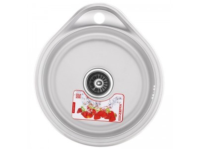 Мойка кухонная ZERIX Z4843-08-180E (satin) (ZX1598)