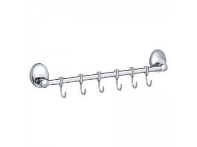 HAIBA HB1615-6 Планка с 6-ю крючками 415 мм (80 шт/ящ)
