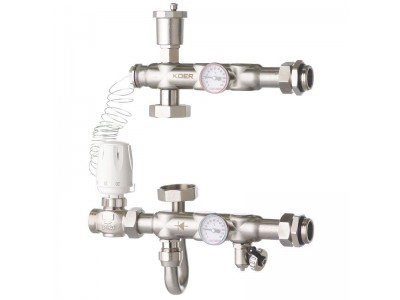 Смесительный узел KOER KR.S1022 (без байпаса) 1" НР SUS304 (KR2956)