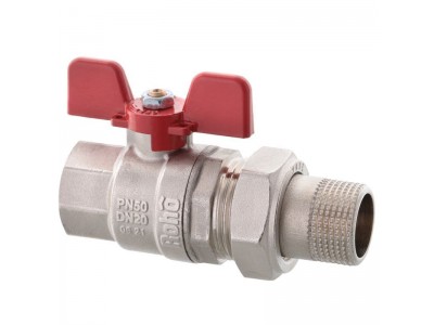 Кран с американкой прямой Roho R105-075 - 3/4" (RO0087)