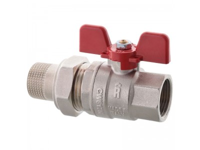 Кран с американкой прямой Roho R105-075 - 3/4" (RO0087)