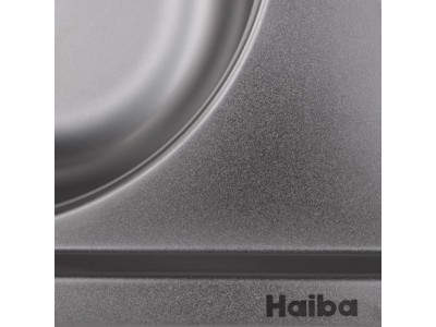Мойка кухонная HAIBA 80x49 DOUBLE (satin) (HB0652)