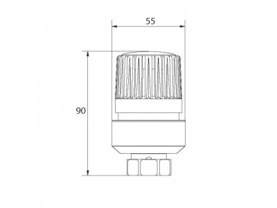 Термоголовка M30x1.5 KOER KR.1334 (KR2843)