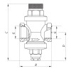 Редуктор давления KOER KR.1252 1/2” (KR2663)