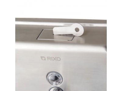 Дозатор жидкого мыла нержавеющая сталь Rixo Solido (S113)