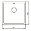 Мойка MIXXUS MX4843-220x1.0-SATIN (MX0556)