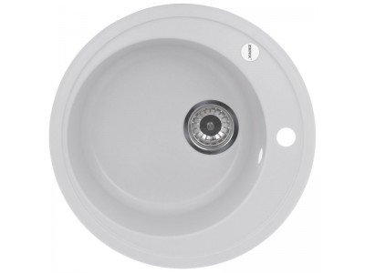 Мойка кухонная ZERIX ZS-510R-01 Белая (ZX4531)