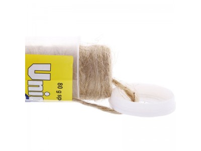 Лён сантехнический UNIPAK Unigarn 80г. (катушка в контейнере) (UP0587)