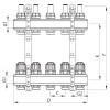 Коллекторный блок с расходомерами KOER KR.1110-05 1”x5 WAYS (KR2642)