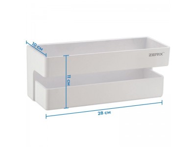 Полка пластиковая ZERIX A8042 (ZX2814)