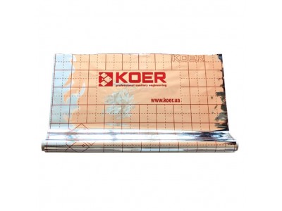 Пленка теплоотражающая металлизированная с разметкой KOER (рулон 50 м) (KR2868)