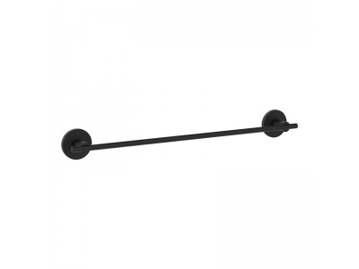 ZERIX DELUX M1301A Black Полотенцедержатель одинарный 465 мм (цв. черный) (10 шт/ящ)