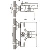 Смеситель для душа Haiba CEBA 003 (HB0027)
