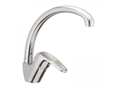 Смеситель для кухни Haiba MAGIC 011 с серой ручкой (HB0675)