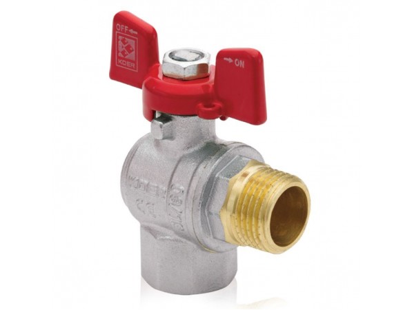 Кран шаровый KOER 1/2" ГШБ угловой (KR.208) (KR2805)