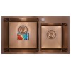 Набор MIXXUS SET-7843D-220x1.0-PVD (мойка+смеситель+диспенсер) (MX0586)