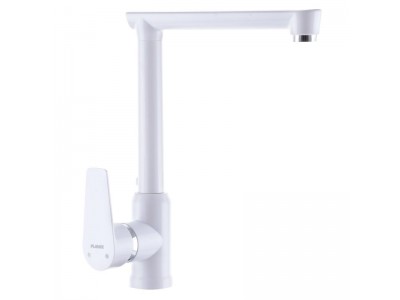 Смеситель для кухни PLAMIX Mario-017 White (с подводкой) (PM0608)