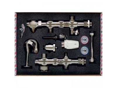 Смесительный узел KOER KR.S1021 (с байпасом) 1" НР SUS304 (KR2955)