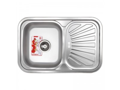 Мойка кухонная ZERIX Z7549-08-180MD (micro decor) (ZS0575)
