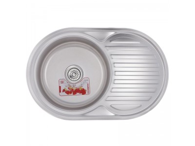 Мойка кухонная ZERIX Z7750-08-180D (decor) (ZX1597)