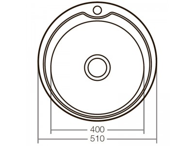 Мойка кухонная ZERIX Z510-08-180D (decor) (ZX1587)