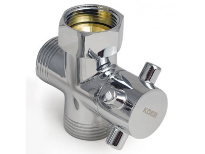 Кран трехходовой 3/4x3/4x3/4 KOER KR.520 (KR0110)